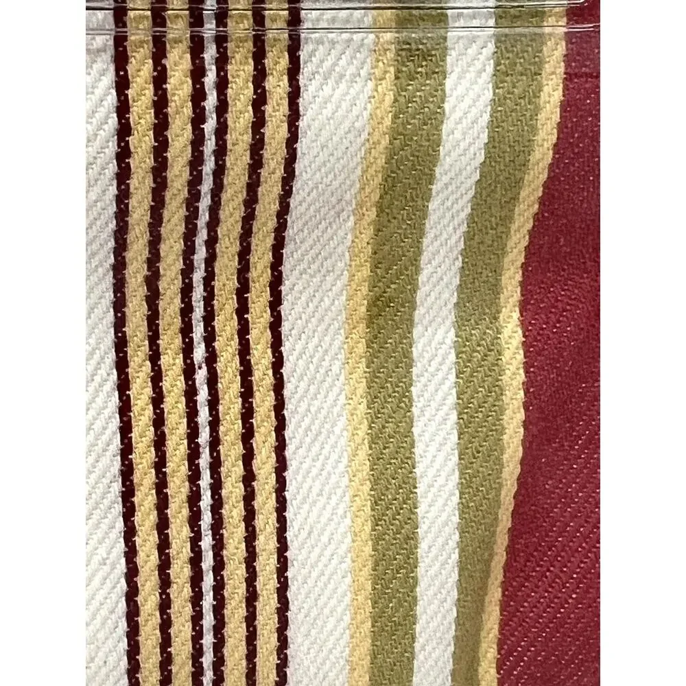Pottery Barn French Stripe Red Multi Standard Sham COTTON TWILL New In Package